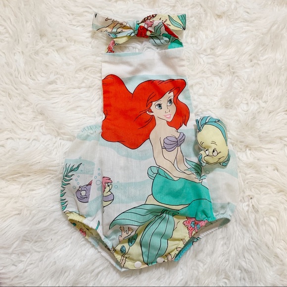 handmade Other - Little Mermaid Disney Romper Onesie 18-2T